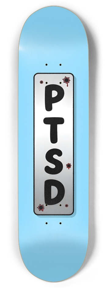 PTSD METAL HEAD BLUE BOY DECK 01 Twin Tail 8.375