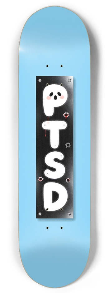 PTSD DOUBLE DIP GHOST DECK 01 Twin Tail 8.375
