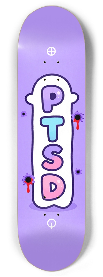 PTSD TRICKY DICKY TRAP DECK 01 BIG DICK DECK Twin Tail 8.375