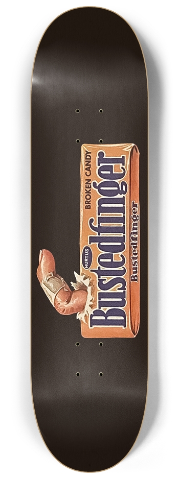 Bustedfinger 8-1/4 Skateboard Deck