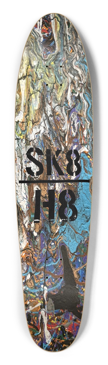 Mess Long w/logo Longboard Shape