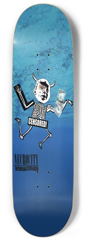 Wither X Necrocity Deck 9.0 9 Inch Skateboard