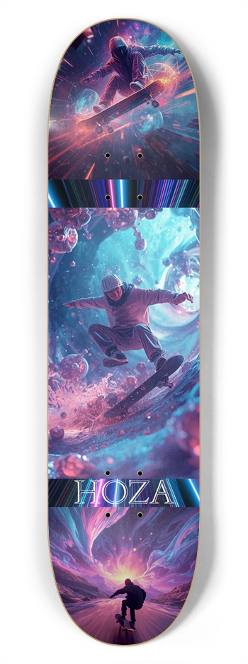 "quantum skateboarding" HOZA Board 7-3/4 Skateboard Deck