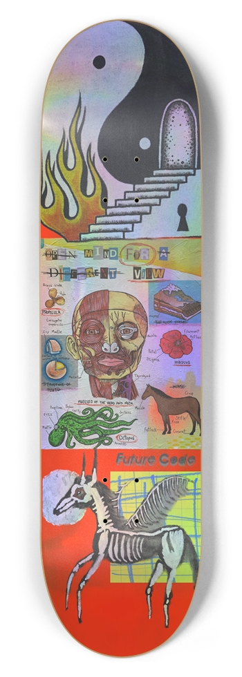 “Open Mind” 8-1/2 Skateboard Deck