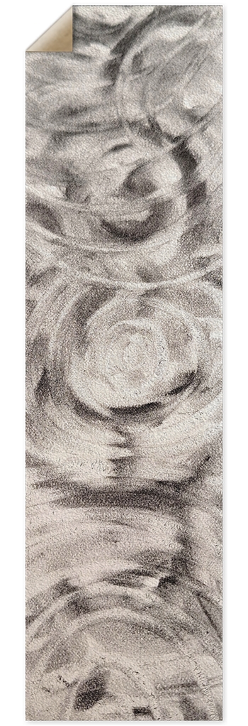 Charcoal Ripples 10 x 36 Inch Griptape