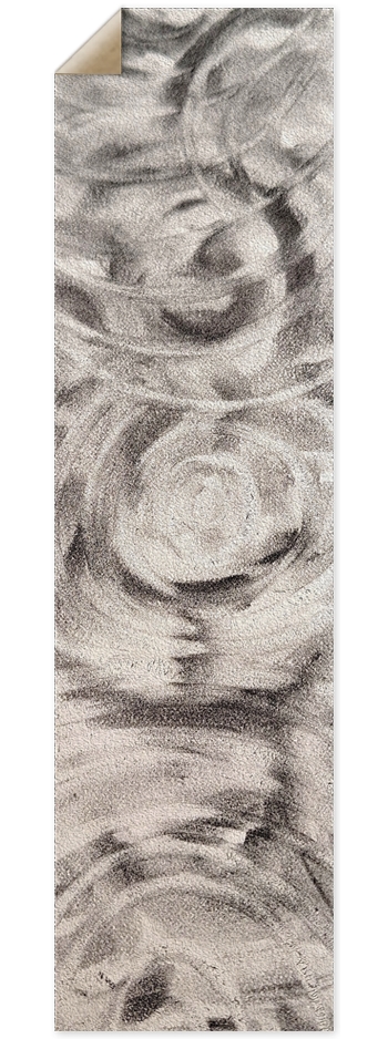 Charcoal Ripples 9 x 33 Inch Griptape