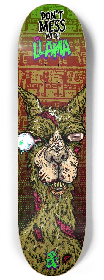 Llama 8-1/4 Skateboard Deck