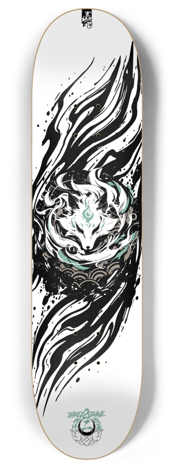 Kitsune 8 Inch Skateboard Deck
