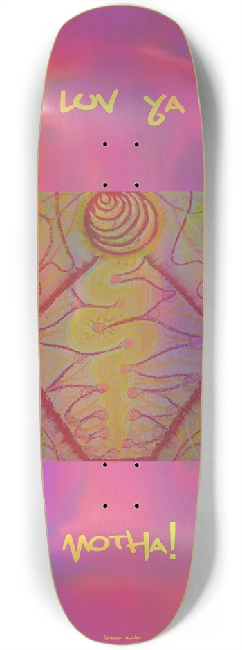 Luv Ya Motha! pink + yellow Square Nose