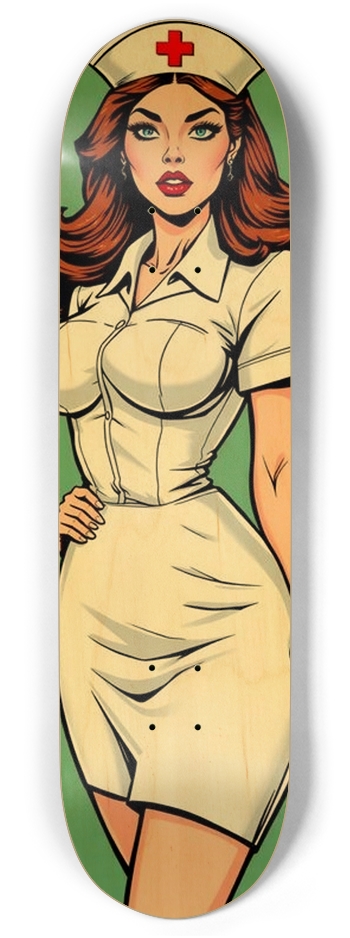 sum1sk8boards nurse Betty twin tail 8.375 skateboard Twin Tail 8.375