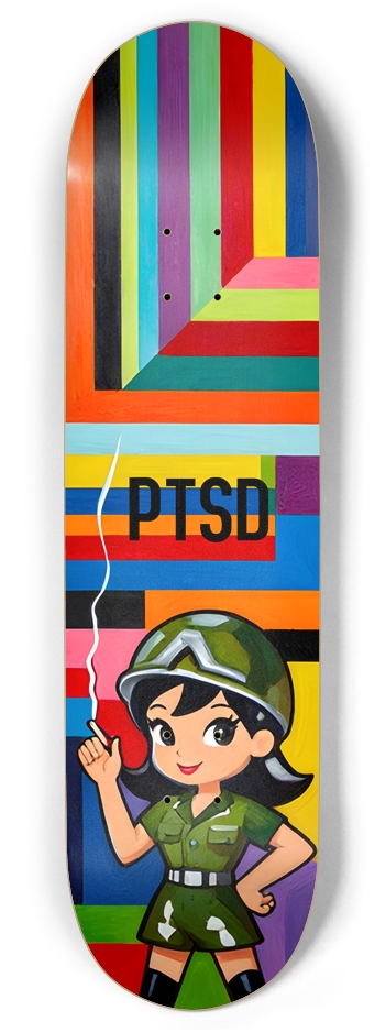 PTSD GERMAN WARFARE DECK 03 Twin Tail 8.375