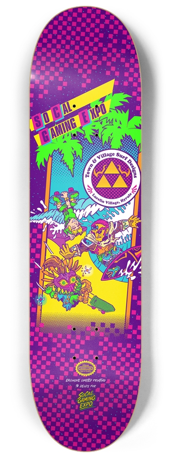 Purple So Cal Board 8-1/4 Skateboard Deck