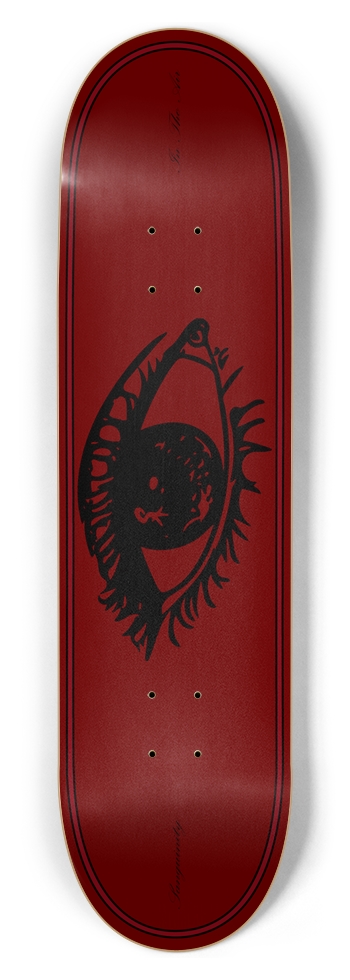 BLOODSHOT EYES 8.5 8-1/2 Skateboard Deck