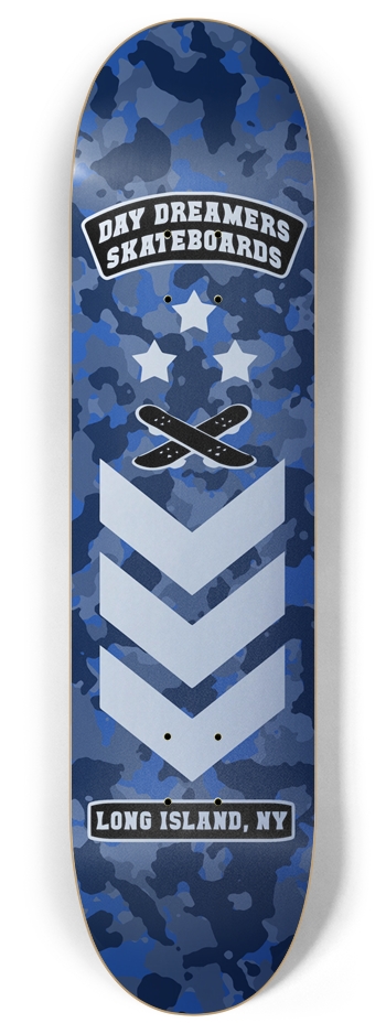 stolen valor - blue 8 Inch Skateboard Deck