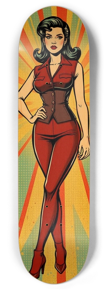 sum1sk8boards Sharon twin tail 8.375 skateboard