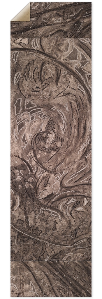 Charcoal Abstraction III 10 x 36 Inch Griptape