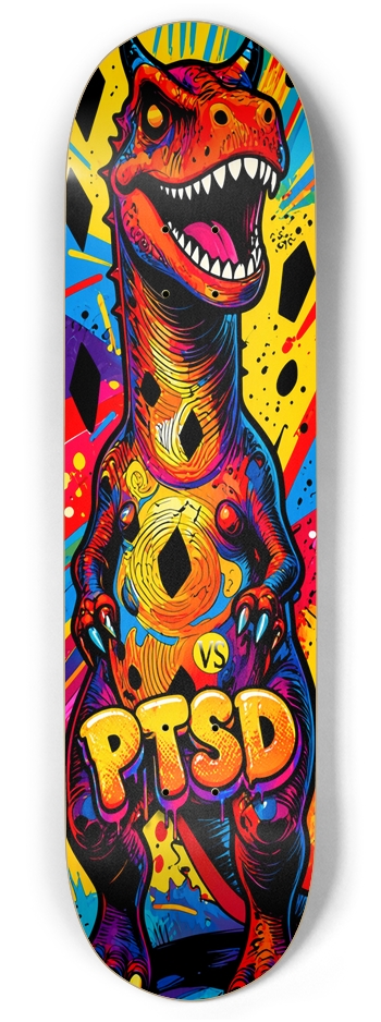VILLAIN PTSD DINO DAN RAPTOR DECK 01