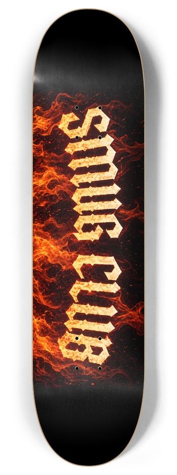 Burnin Smug club deck 8 Inch Skateboard Deck