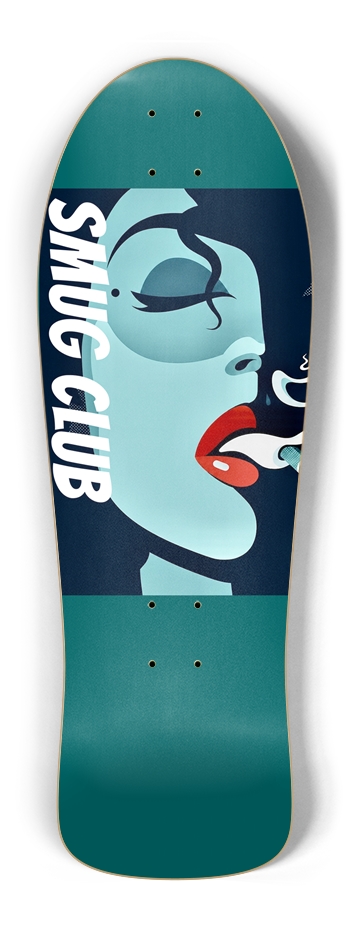 Old skool Smug Skateboard Old School Shape