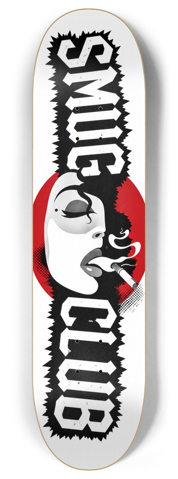 High noon Smug Club Deck 8 Inch Skateboard Deck