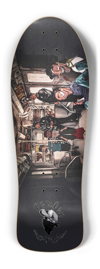 Greg & Pedro Charity Board Old School Shape