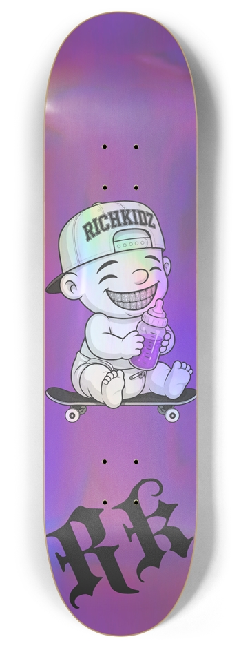 OG Purp RK Skateboard 8 Inch Skateboard Deck