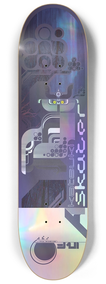 INF Summer Collection: "Owl's Third Eye" Greg Akatsuki Skater 8.25 Skateboard Deck