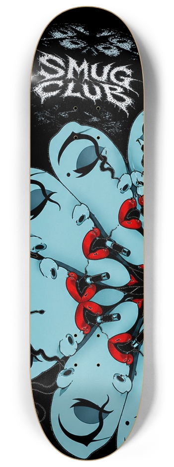 8.25x32.25 Smug club deck 8-1/4 Skateboard Deck