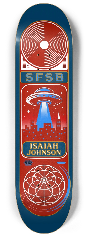 ABDUCTED 8.25" 8-1/4 Skateboard Deck