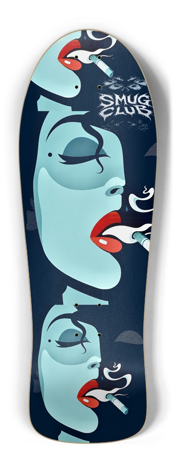 Old skool Smug Skateboard Old School Shape