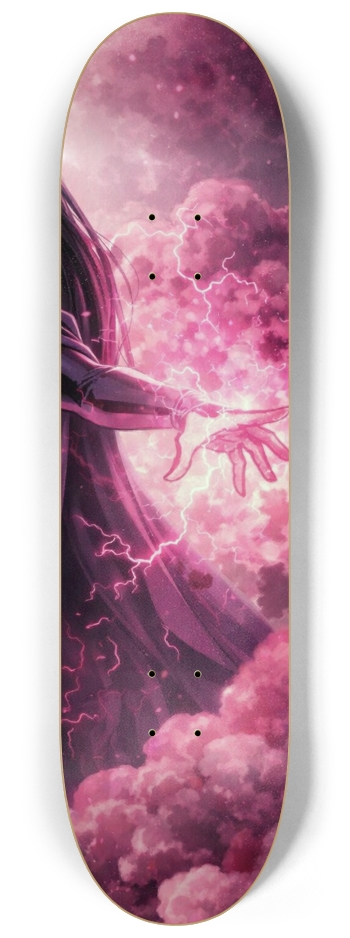 Raven 3 deck series glow in the dark #3 8-1/4 Skateboard Deck