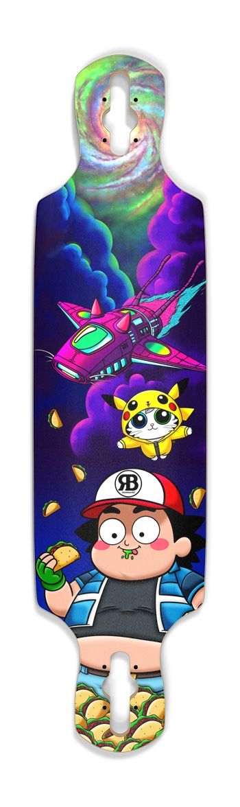 Fat ash long board