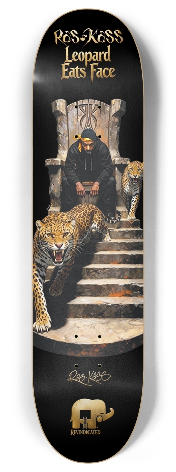 Ras Kass “Leopard Eats Face” Limited Edition Skateboard Deck