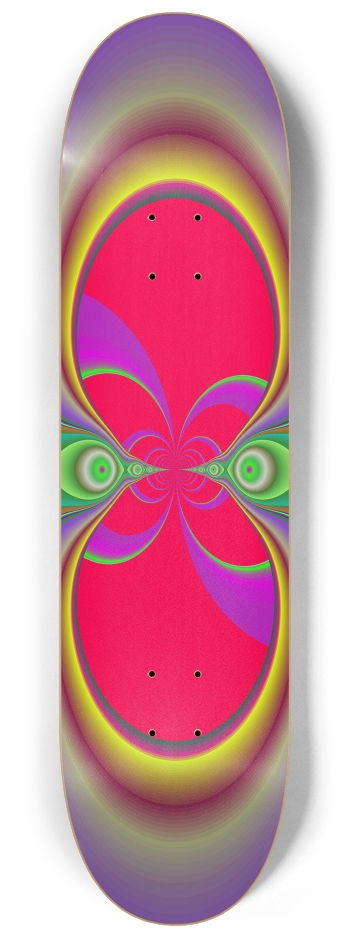 Fractal #1852 #2 8-1/4 Skateboard Deck