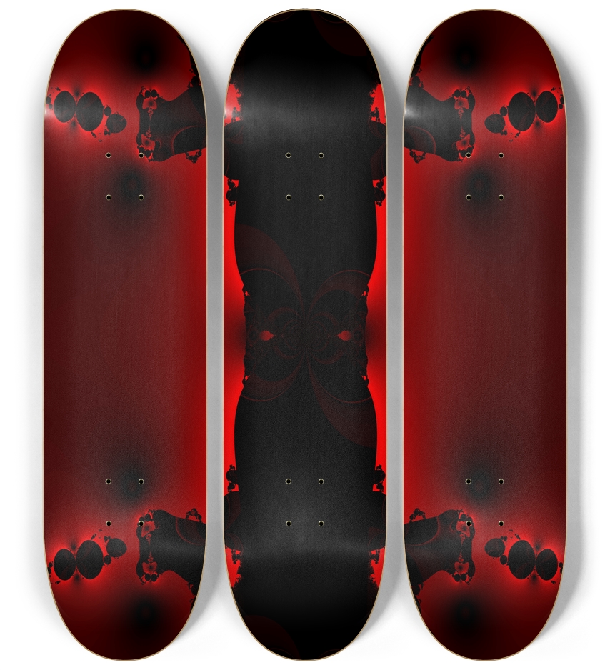 Fractal #1849 3 Deck Wall Series