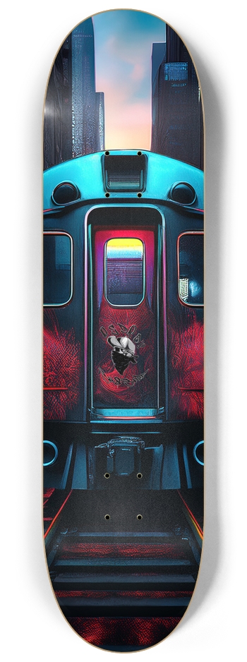Subway Car Charity Board 8-1/4 Skateboard Deck