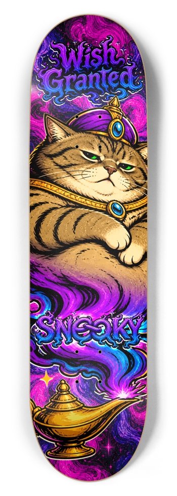 Wish Granted 8.5 8-1/2 Skateboard Deck