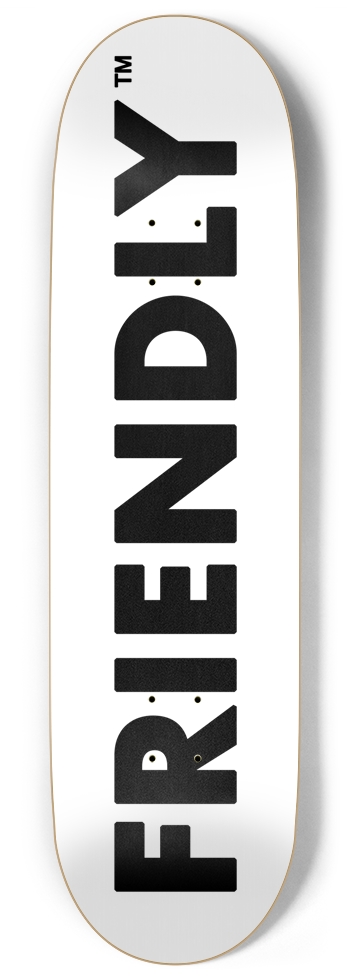 FRIENDLY™ #001 (White) - 9.0