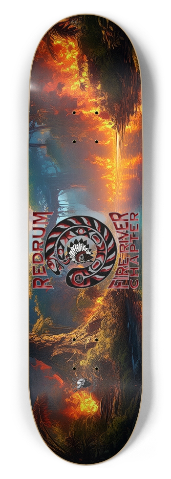 Fire River Charity Board 8-1/2 Skateboard Deck