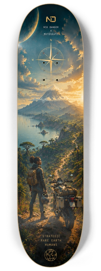 Blue Mountain 8-1/4 Skateboard Deck
