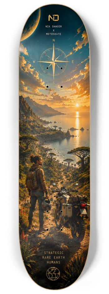 Kalemie 8-1/4 Skateboard Deck