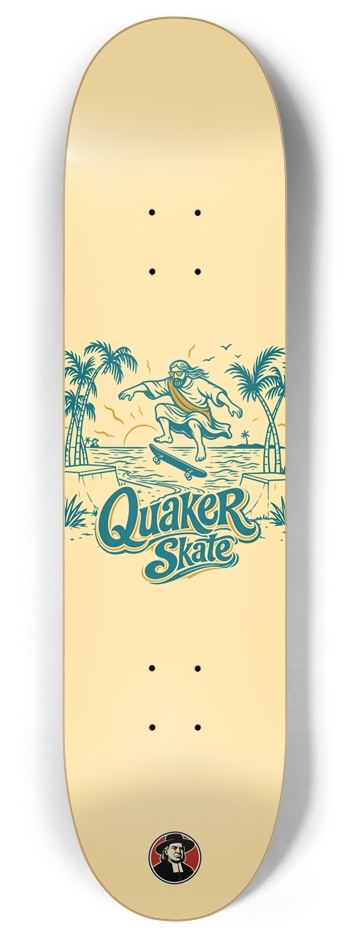 The Trestle | Vintage Gold | 8 in. Popsicle Skateboard 8 Inch Skateboard Deck