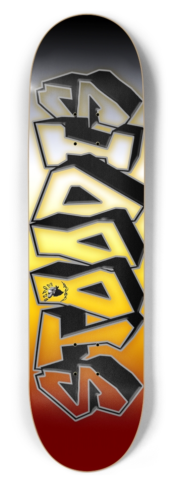 Stoodis Text Charity Board 8-1/2 Skateboard Deck