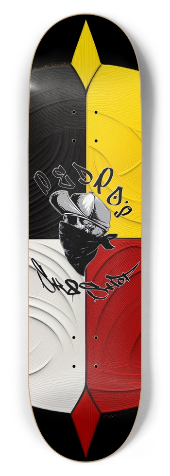 4 Directions PedrosSk8Shop Charity Board 8-1/2 Skateboard Deck