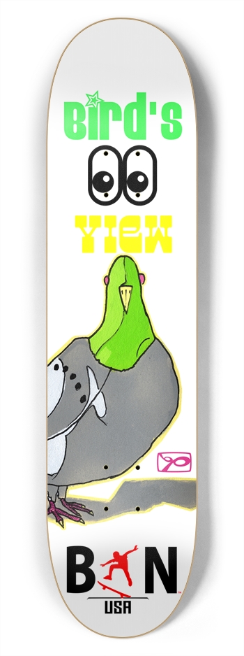 BNUSA Bird's Eye View Deck 7-3/4 Skateboard Deck