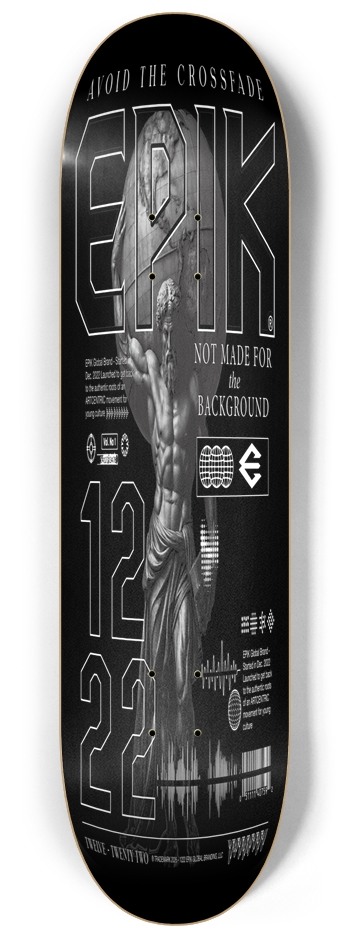 CROSSFADE 8-1/4 Skateboard Deck