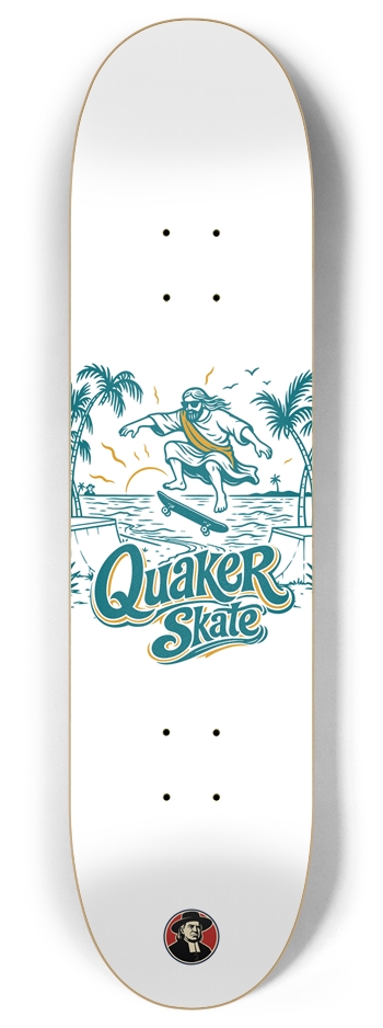 The Trestle | White | 8 in. Popsicle Skateboard 8 Inch Skateboard Deck