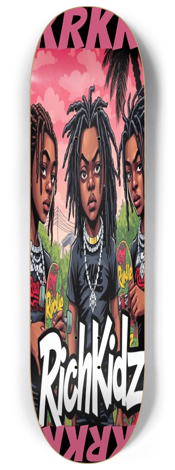 RichRastaz Skateboard 8-1/4 Skateboard Deck