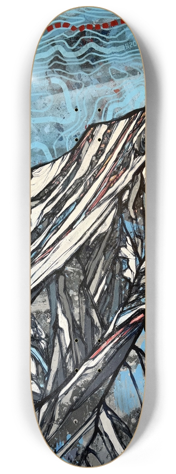 Mt. Princeton Triptych #2 8-1/4 Skateboard Deck