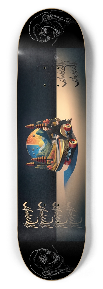 Sals Charity Skateboard 8-1/2 Skateboard Deck